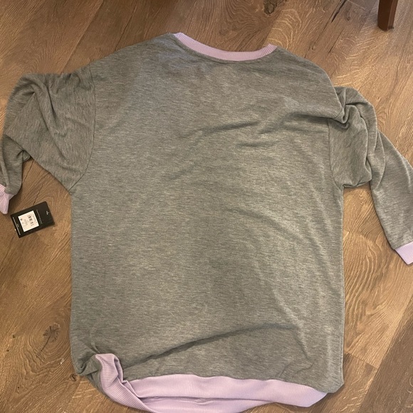 NWT gray and purple Nightmare Before Christmas loungewear, large - Picture 6 of 7